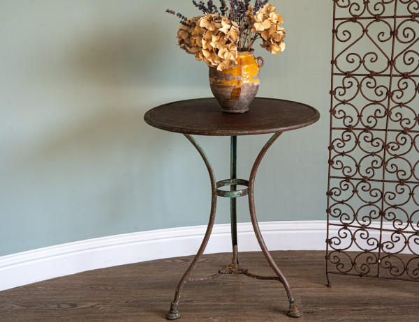 antique iron garden screen