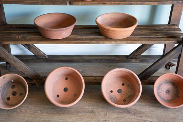 antique terracotta plant pots some of which are Sankey Bulwell and Darlaston