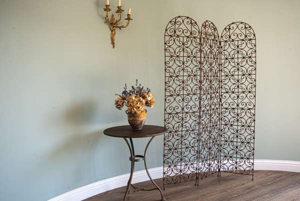 decorative garden antique iron screen