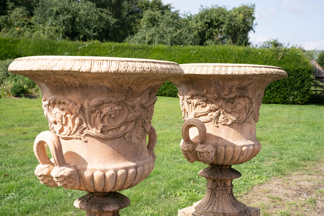 decorative vintage garden urns for sale