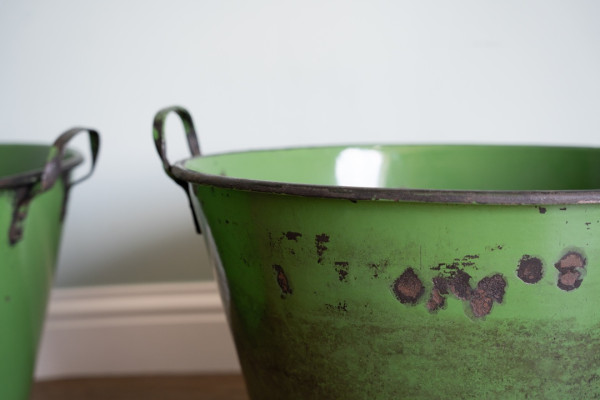 enamel garden vintage galvanised large planters for sale