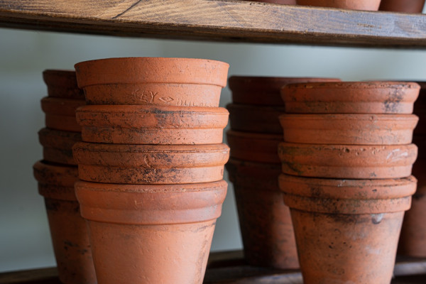 hand made Sankey Bulwell terracotta plant pots for sale