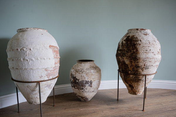 hand made antique Turkish pots