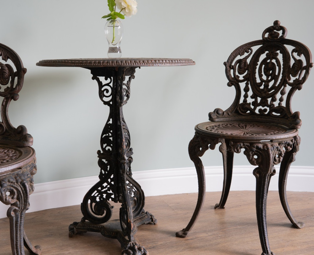 Cast Iron Coalbrookdale Style Garden Patio Set - DGA by Tina Bird