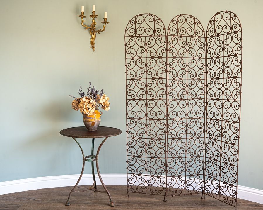 iron garden antique screen