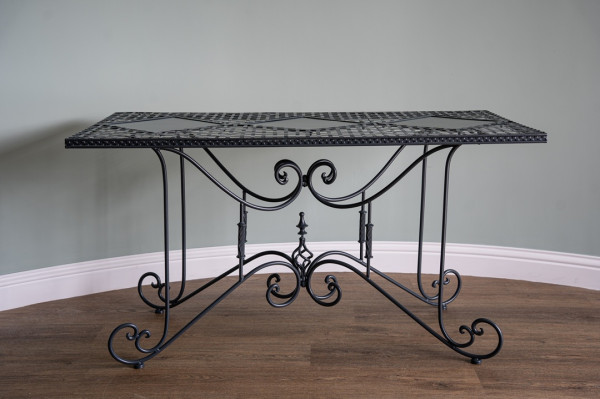 a garden furniture set of table and chairs