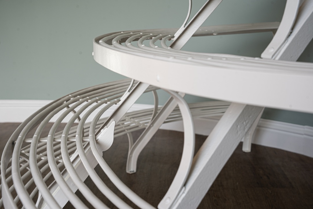 antique refurbished large Arras plant stand