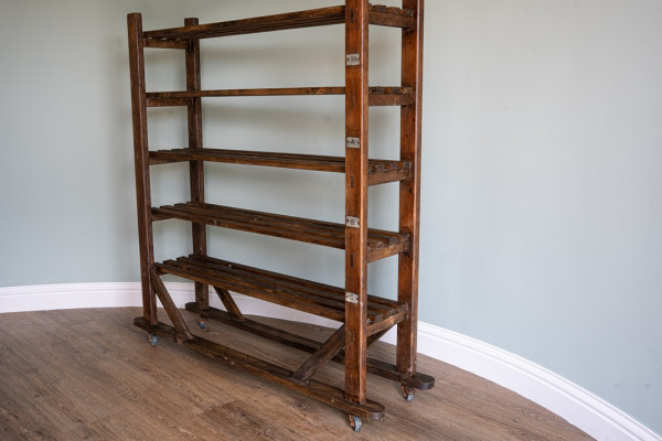 antique shelving