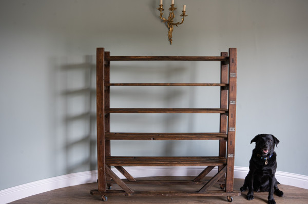 vintage baker shelving or rack