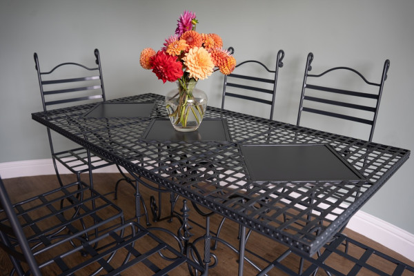 vintage garden dining table and chair set fully restored