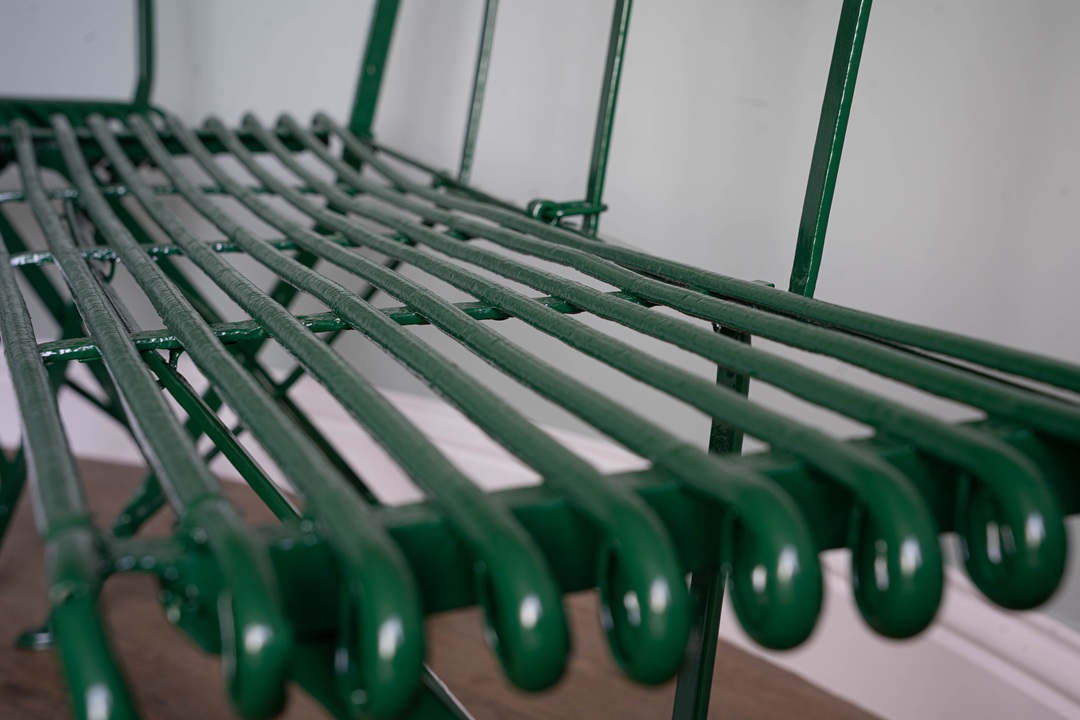 a pair of antique garden benches for sale