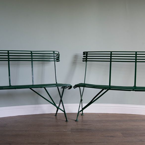 original antique but restored garden benches for sale