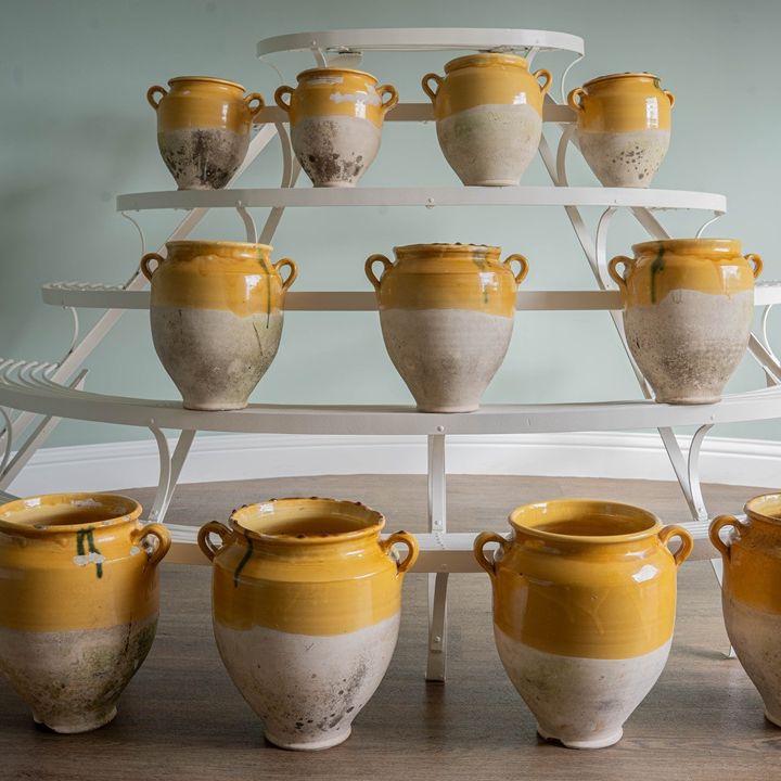 yellow glazed pottery from France