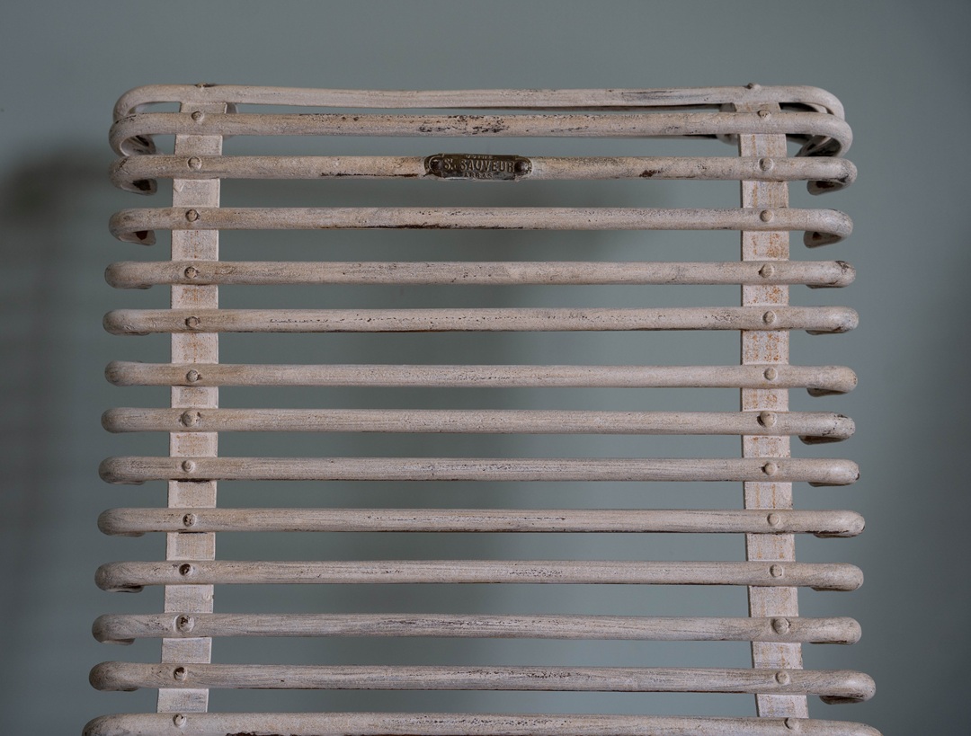 Arras antique garden dining chairs from Usine Saint Sauveur