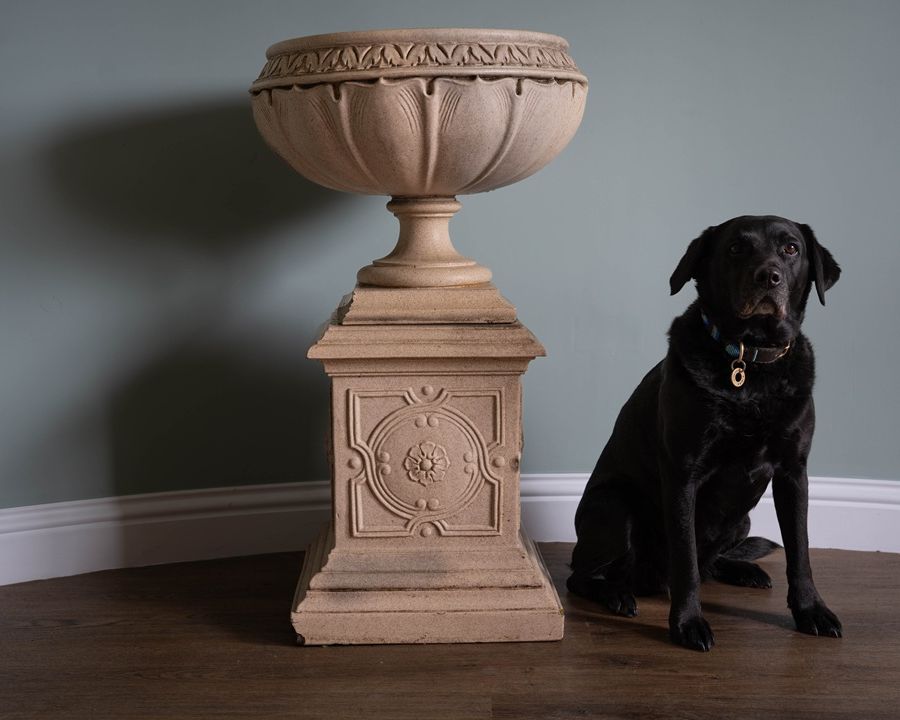 LEFCO Leeds Fire Clay company garden urn for sale