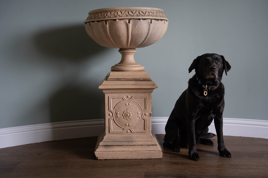 LEFCO Leeds Fire Clay company garden urn for sale