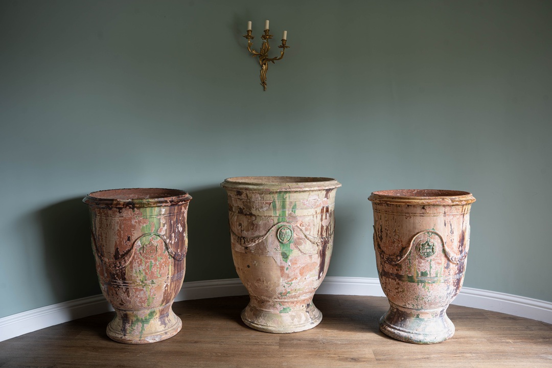 antique Anduze vases