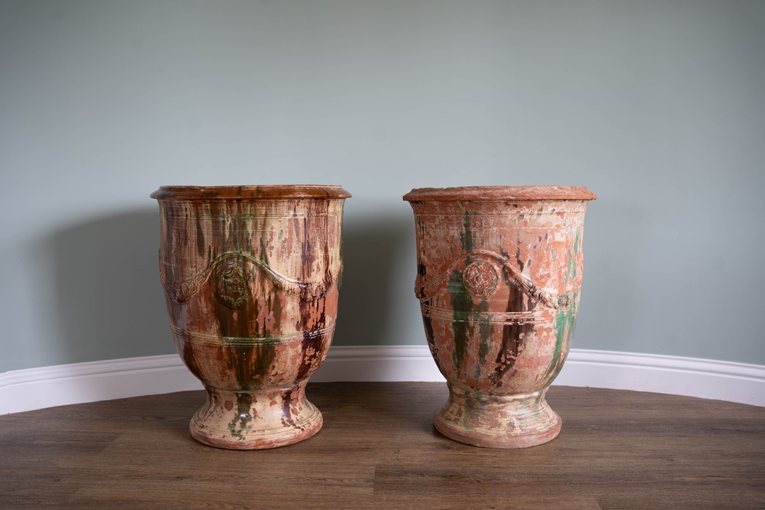 pair of Anduze vases