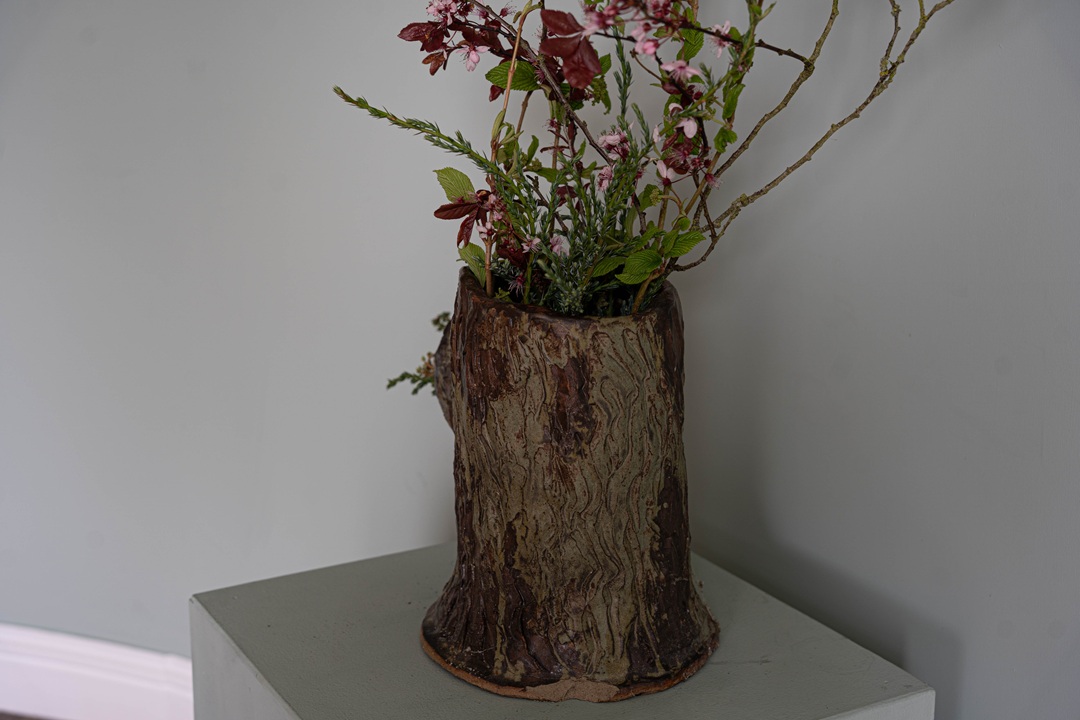 small Victorian antique strawberry planter