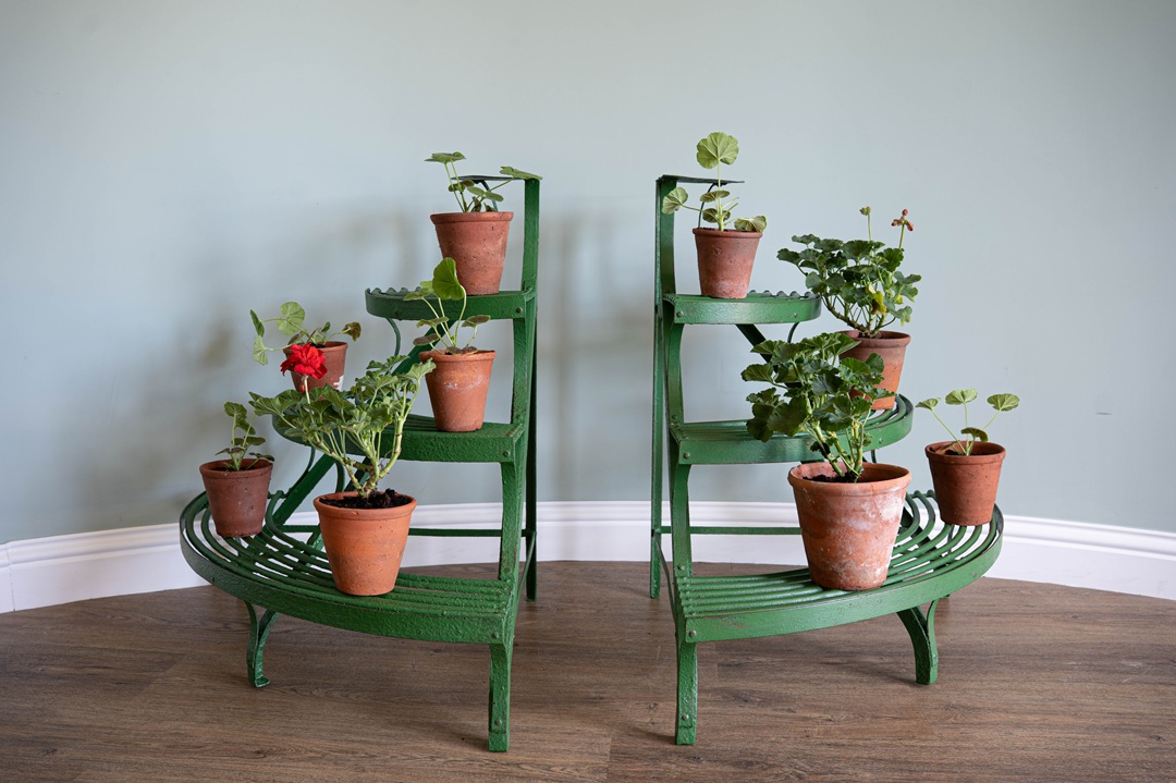 corner plantstands for the garden or patio for sale