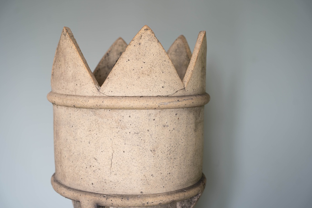 an antique Victorian chimney pot
