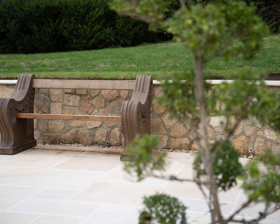 antique garden bench for sale by Doulton